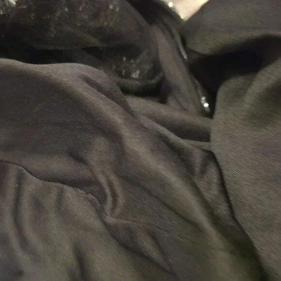 Vintage Black Beaded Cocktail Evening dress 20 - Picture 9 of 9